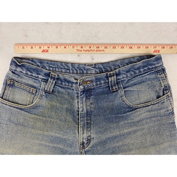 Vintage Tommy Hilfiger Shorts Mens 36‎ Denim Carpenter Patch Pocket Y2K 2000s - Picture 11 of 14